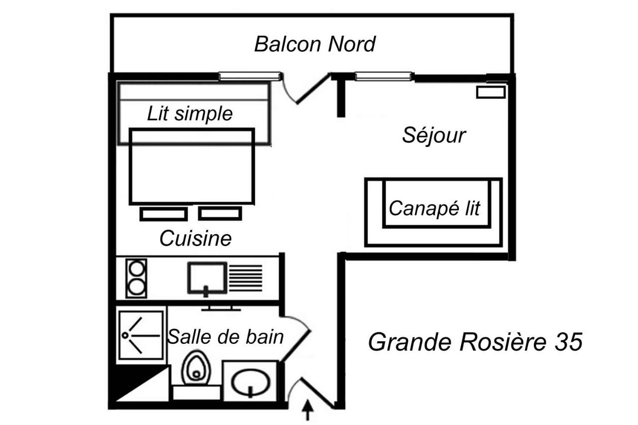 Résidence Grande Rosière Méribel Exterior foto